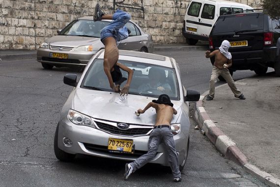 Palestinian boys hit by settler car