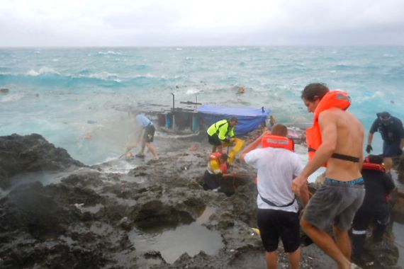 Christmas Island rescue