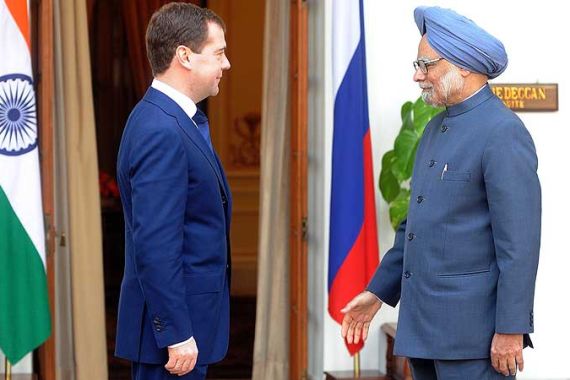 Medvedev in India