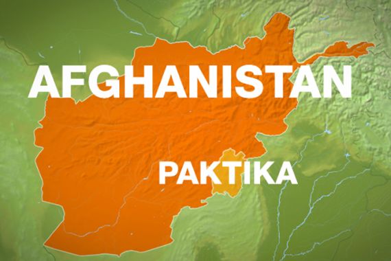 Afghanistan map - Paktika province