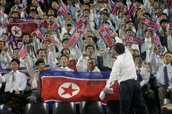 North Korea fans