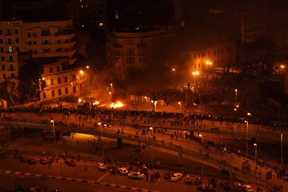 Protests in Tahrir (Liberation) Square