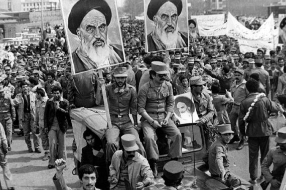 Army demonstration Tehran 1 January 1979
