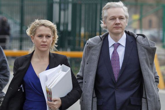 Assange and lawyer Robinson head to UK court