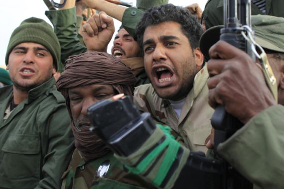Libya Gaddafi troops