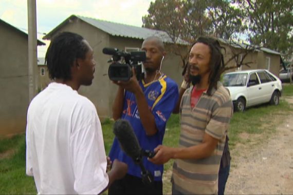 screen grab - citizen journalists in South Africa