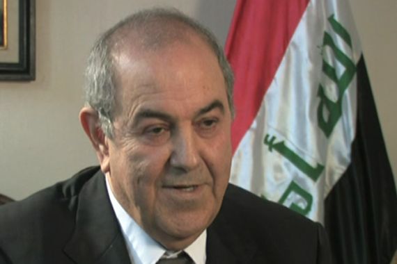 Iyad Allawi, Iraqiya bloc leader Iraq