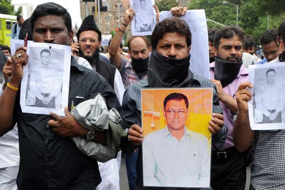 Mumbai journalists protest reporters'' killing