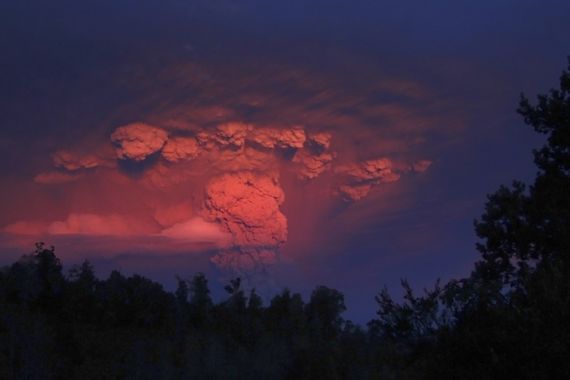 Puyehue-Cordon Caulle volcano, Chile , Argentina