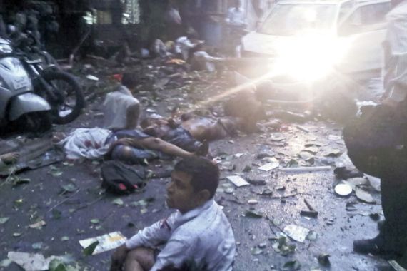 mumbai blast - cell phone picture