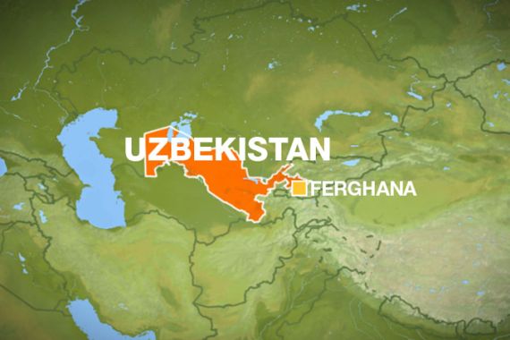 map earthquake Uzbekistan