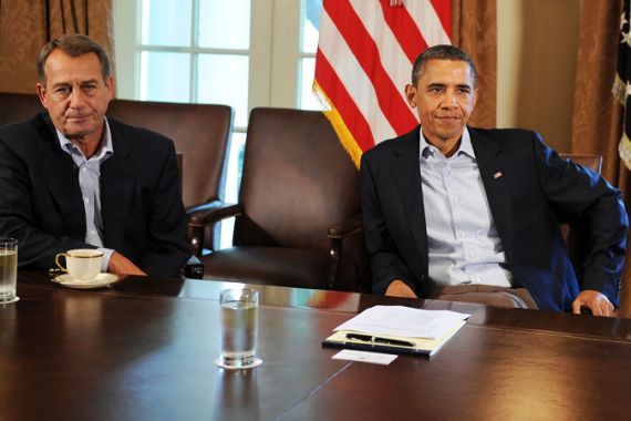Boehner and Obama still stuck on debt deal