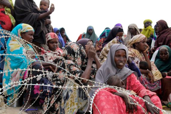 Displaced Somali women