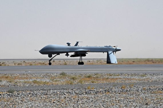 US drone in Afghanistan