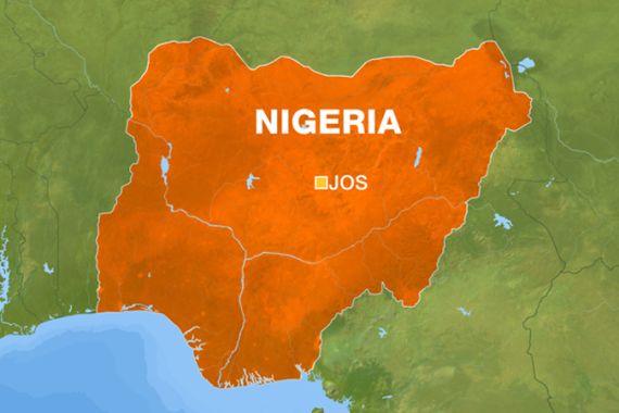 Nigeria Jos map