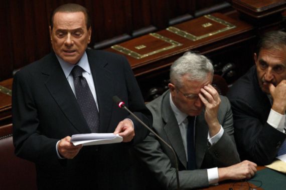 Berlusconi Tremonti italy