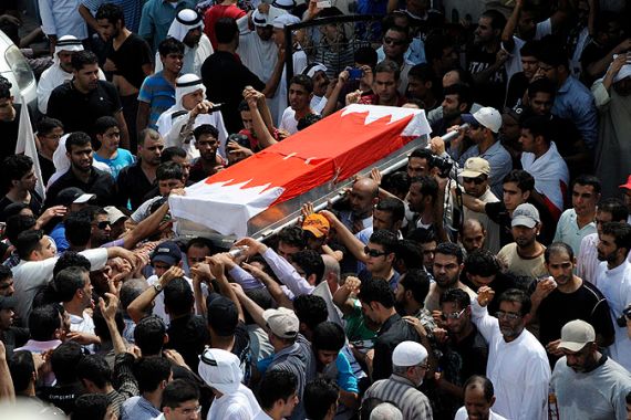 Bahrain funeral procession