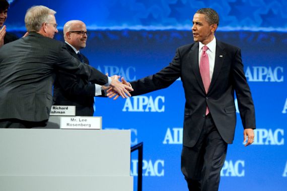 Obama with AIPAC