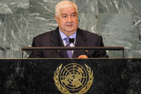 syria foreign minister Walid Muallem