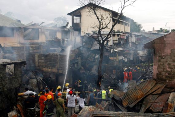 Philippine plane aircraft crash Manila