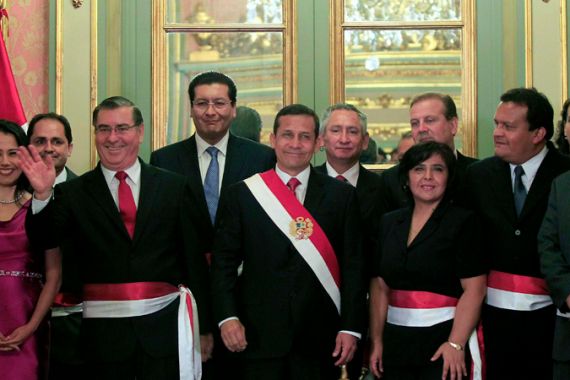 peru new cabinet, with PM valdes