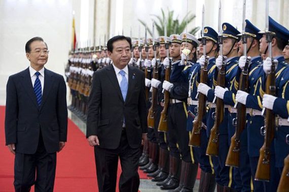 Japan PM visits China
