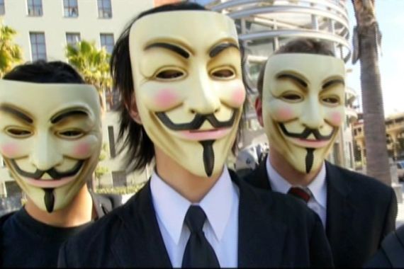 hacktivist hackers"Anonymous Guy Fawkes mask