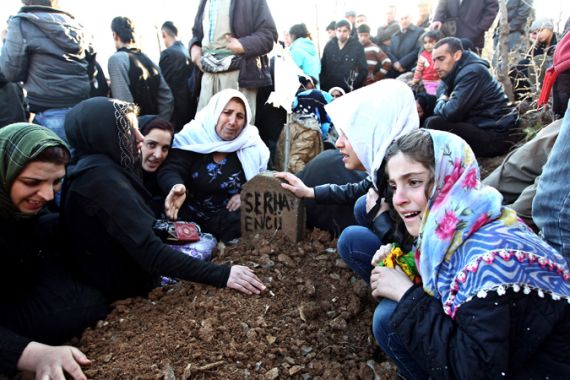 Kurds mourn Turkey airstrike