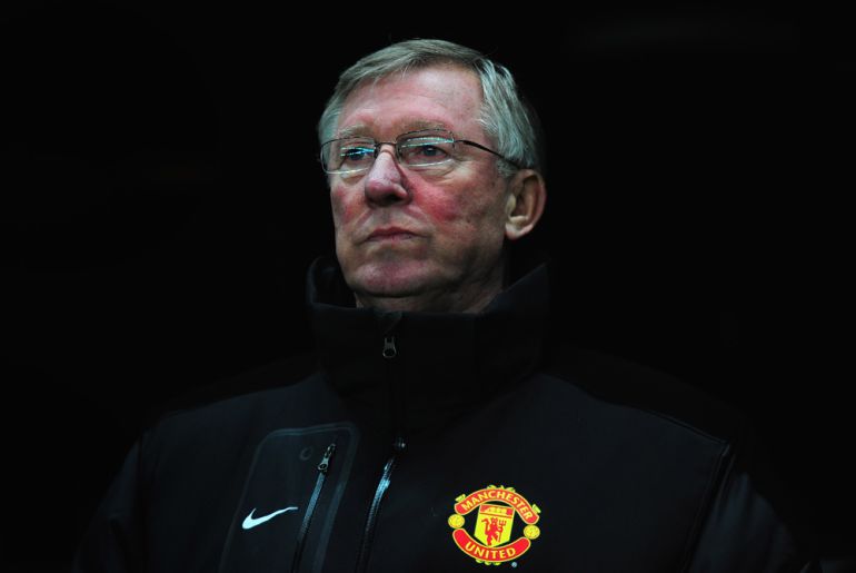 Man United manager Alex Ferguson