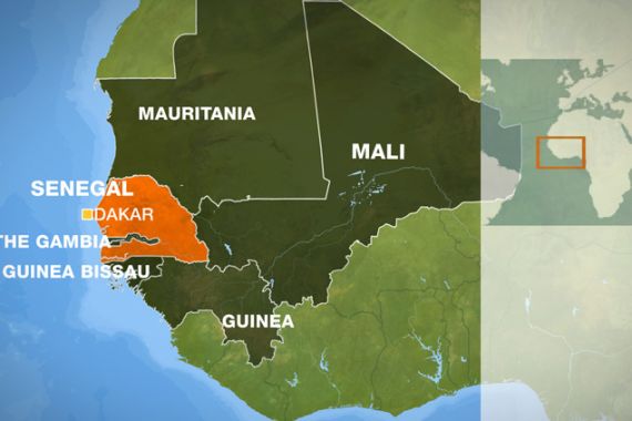Map Senegal