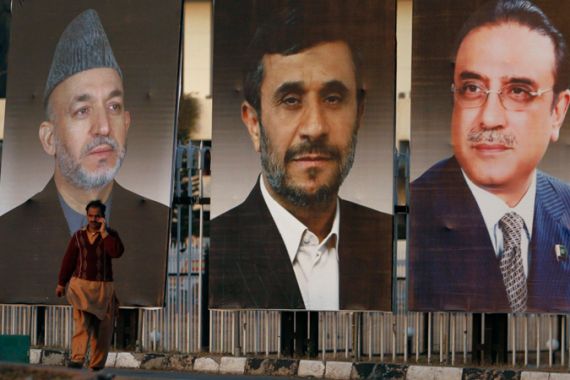 Karzai Ahmadinejad and Zardari