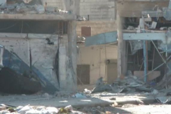 Homs town endures months of shelling