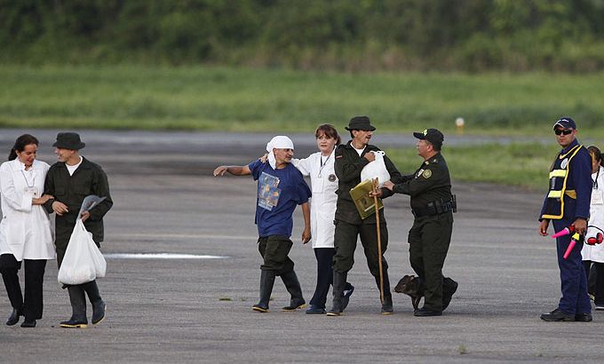 Colombia hostages released