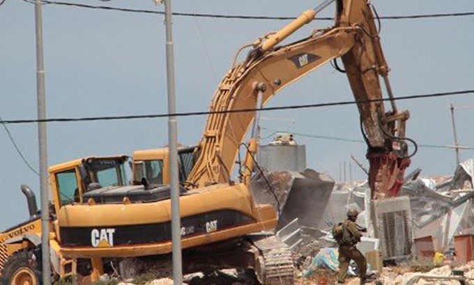 Israeli bulldozers West Bank Tulkarem