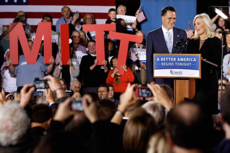 Mitt Romney Gives Speech In NH As He Sweeps Four Primaries