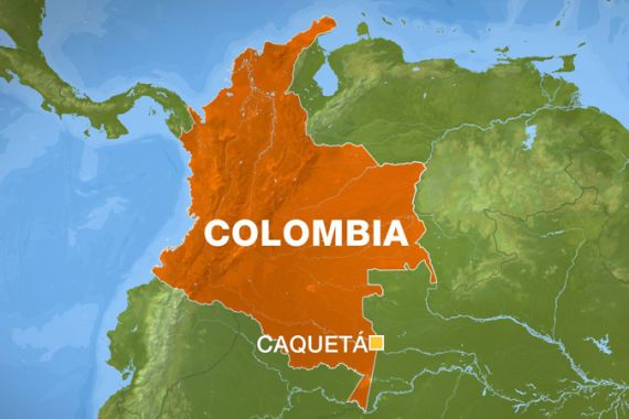 Caqueta, Colombia Map