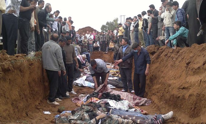 Syria mass grave