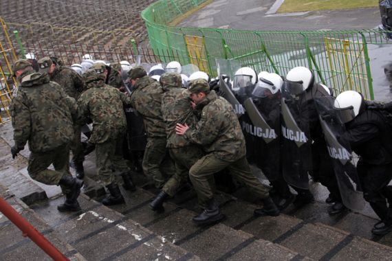 Polish police at Euro 2012