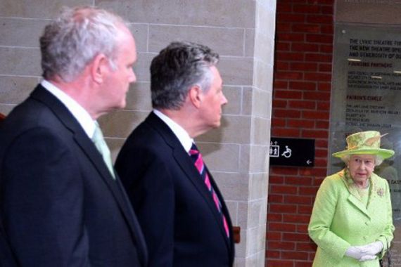 UK queen meets EX IRA chief
