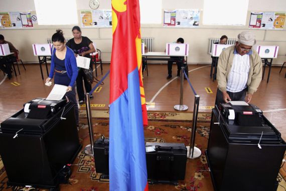 Mongolia polls open