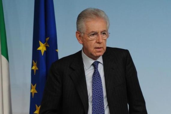 Italian premier Mario Monti