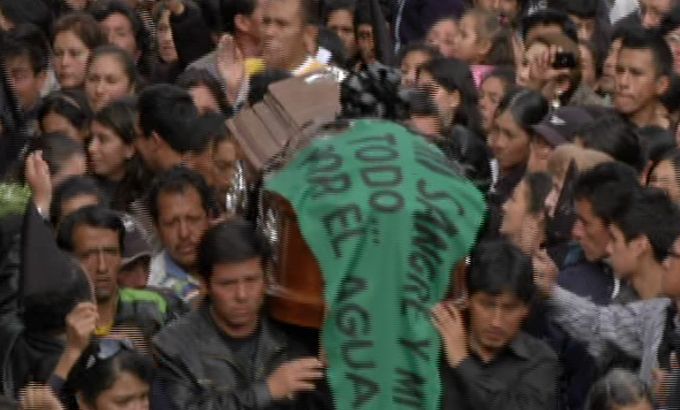 Continued anger at Peru protesters'' funerals