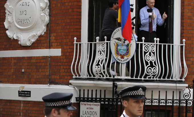 Wikileaks Julian Assange Ecuador embassy