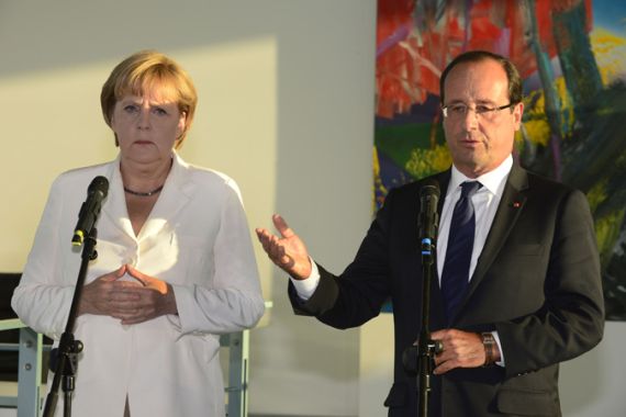 Merkel Germany, Hollande France