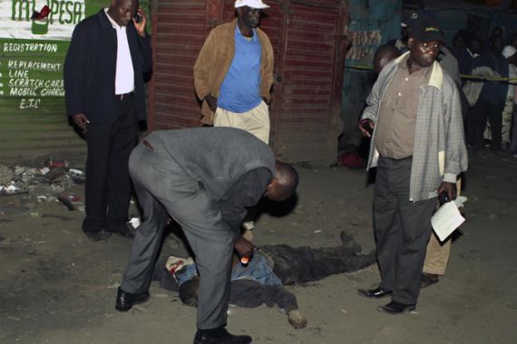 Kenya blast Nairobi