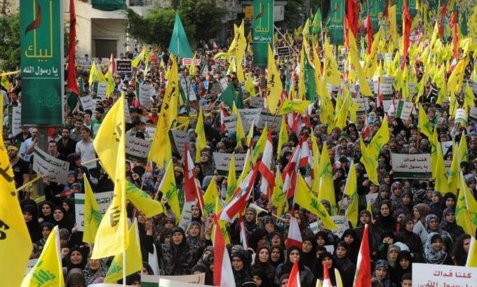 Hezbollah supporters rally to protest anti-Islam film