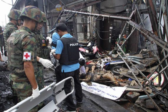 Bomb in Thailand