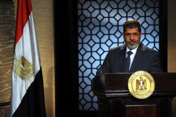 Egyptian president-elect Mohamed Morsi