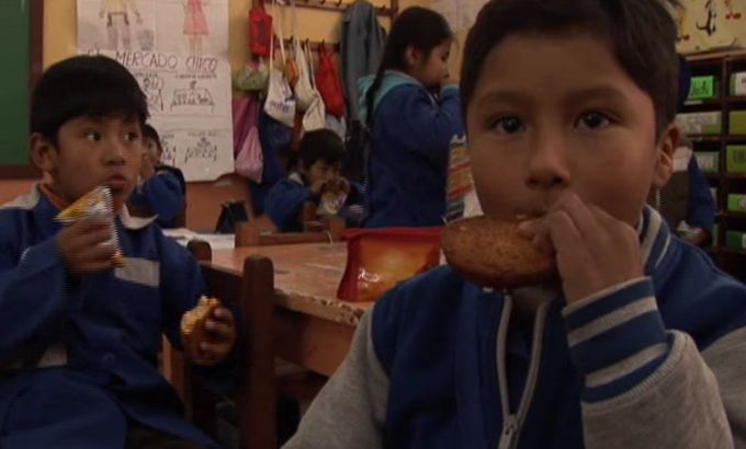 Bolivia schools introduce healthy foods