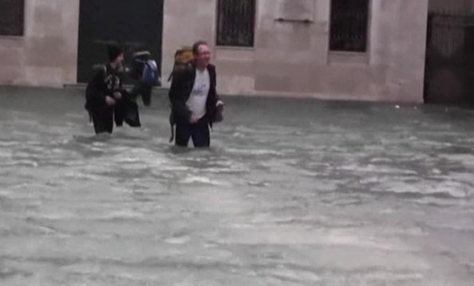 Venice submerged by floods
